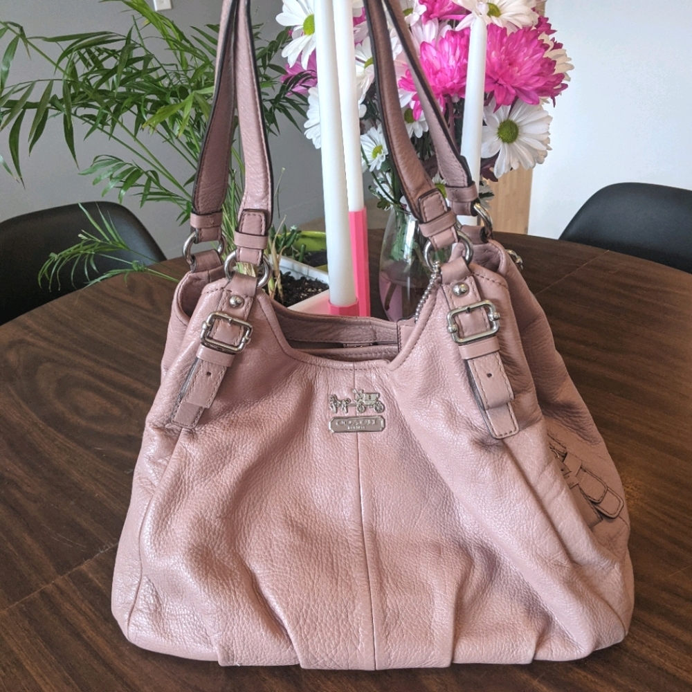 Coach Madison Leather Maggie Shoulder Bag